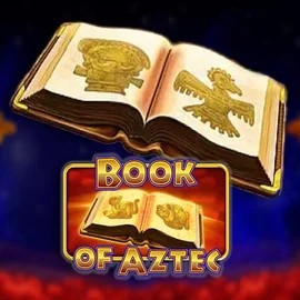 Book of Aztec slot logo by Amatic Industries at Betamo Casino