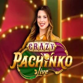 Crazy Pachinko logo by Evolution at Betamo Casino