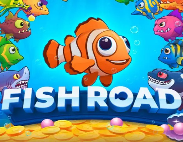 Fish Road logo by InOut at Betamo Casino