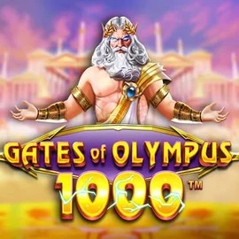 Gates of Olympus 1000 online game logo by Pragmatic Play on betamocasino.org