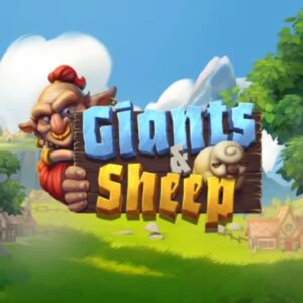 Giants and Sheep slot logo by Relax Gaming at Betamo Casino
