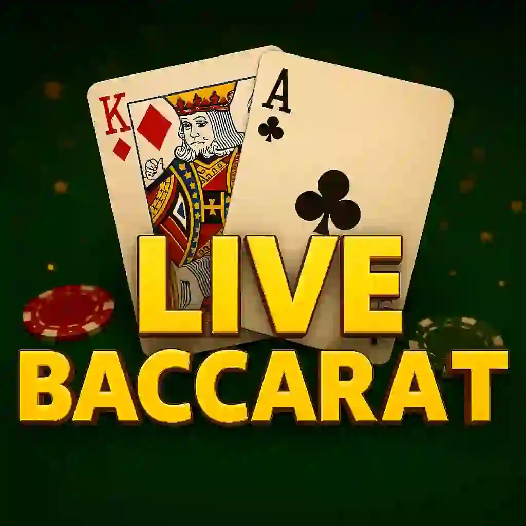 Live Baccarat slot visual from Evolution available on betamocasino.org