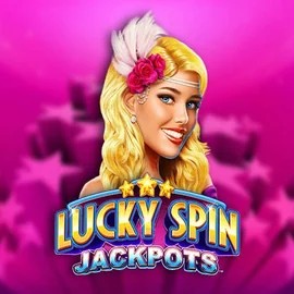 Lucky Spin Jackpots slot logo by Novomatic at Betamo Casino