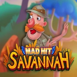 Mad Hit Savannah slot visual from RubyPlay available on betamocasino.org