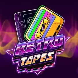 Retro Tapes slot logo by Push Gaming at Betamo Casino