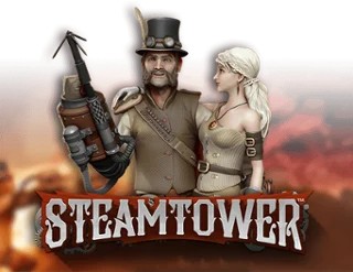 Steam Tower Slot slot logo by NetEnt at Betamo Casino
