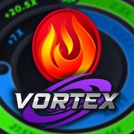 Vortex (Turbo Games) slot logo by Turbo Games at Betamo Casino